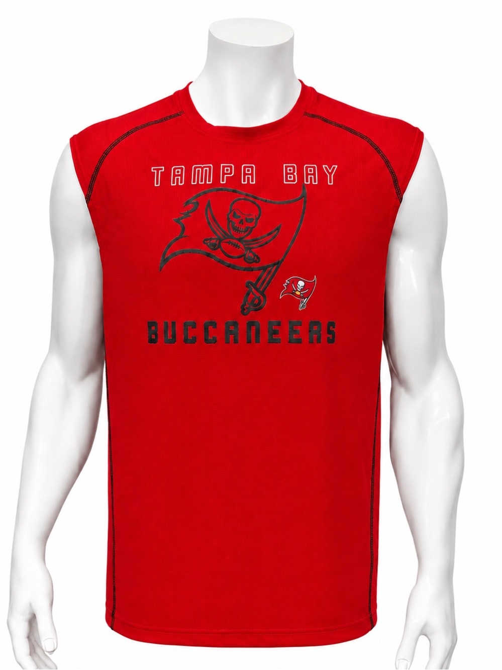 Tampa Bay Buccaneers NFL Team Apparel TX3 Cool Red Sleeveless Tank Top Size LG
